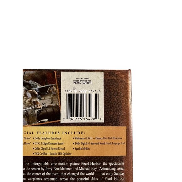Pearl Harbor 2001 DVD 60th Anniversary Commemorative Edition Drama Pre-Owned - Picture 4 of 4